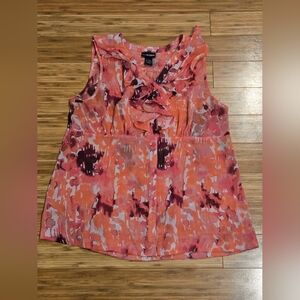 Lane Bryant Pink Sleeveless Top